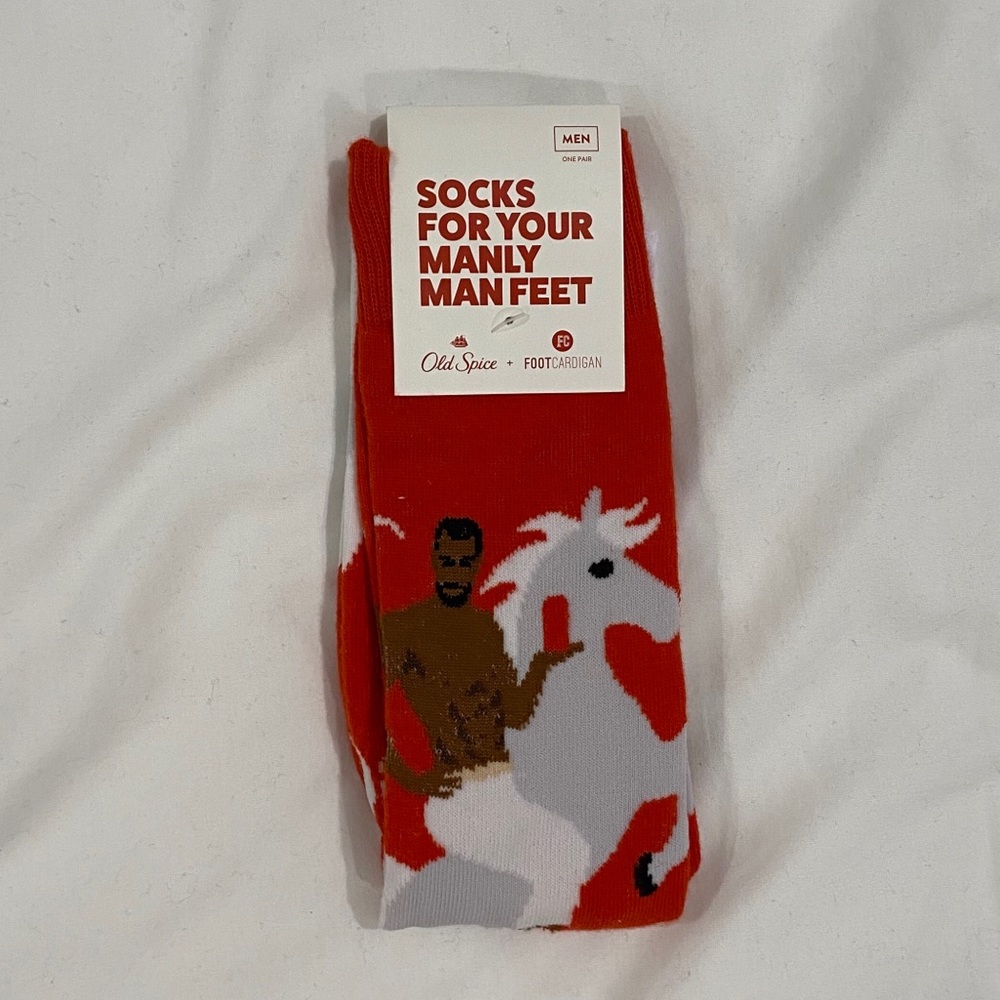 Old Spice Man Socks - Picture 1 of 2